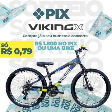 01 Bike Viking Tuff ou 1.800,00 no PIX